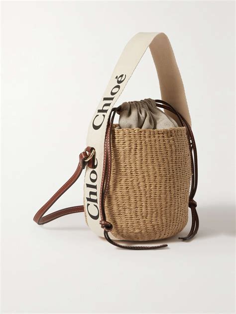 chloe raffia bag sale